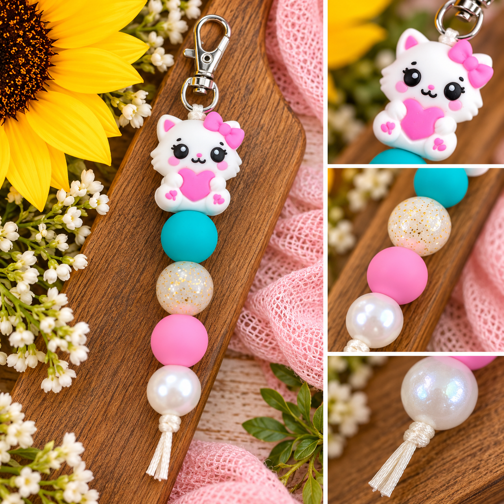 Operation Meow Mini Mission DIY Zipper Pull Kit