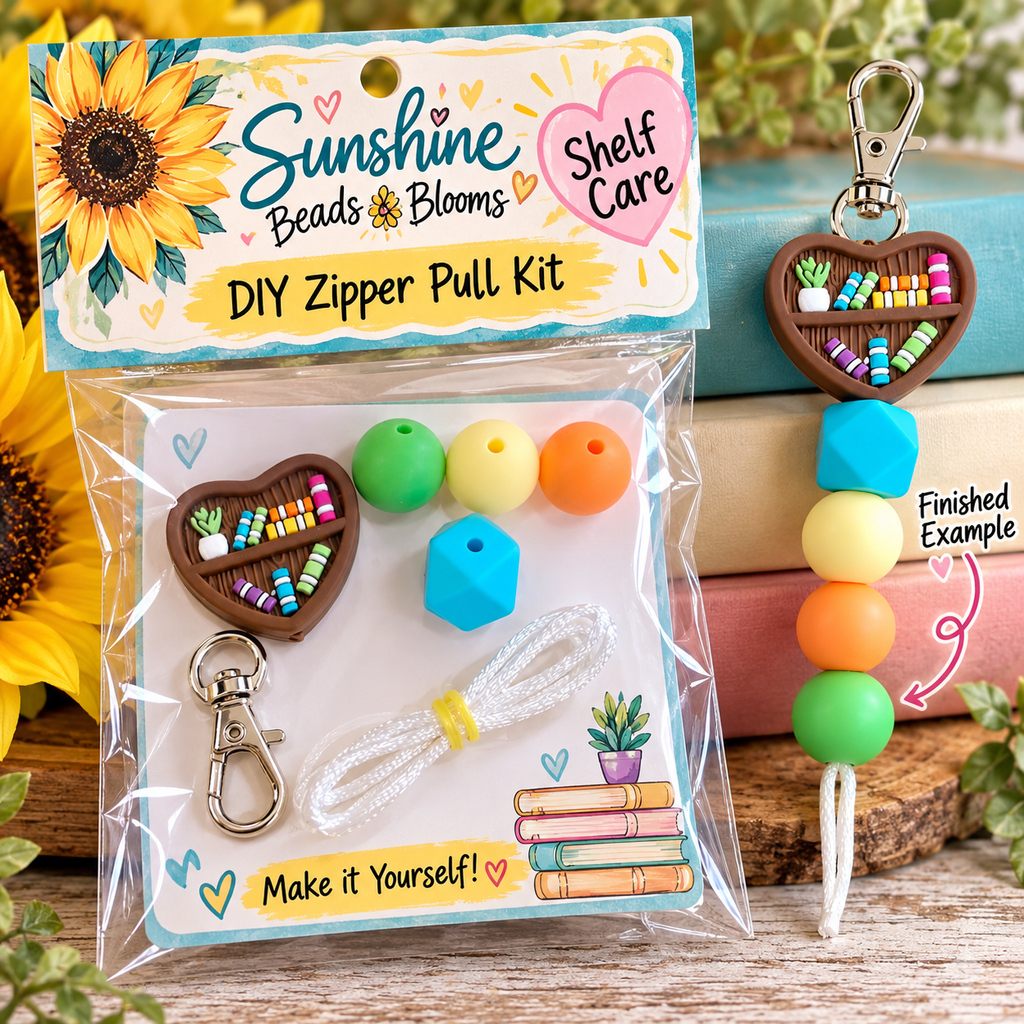 Shelf Care DIY Zipper Pull Kit