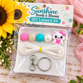 Operation Meow DIY Lanyard Kit – Cute Cat Beaded Craft Kit