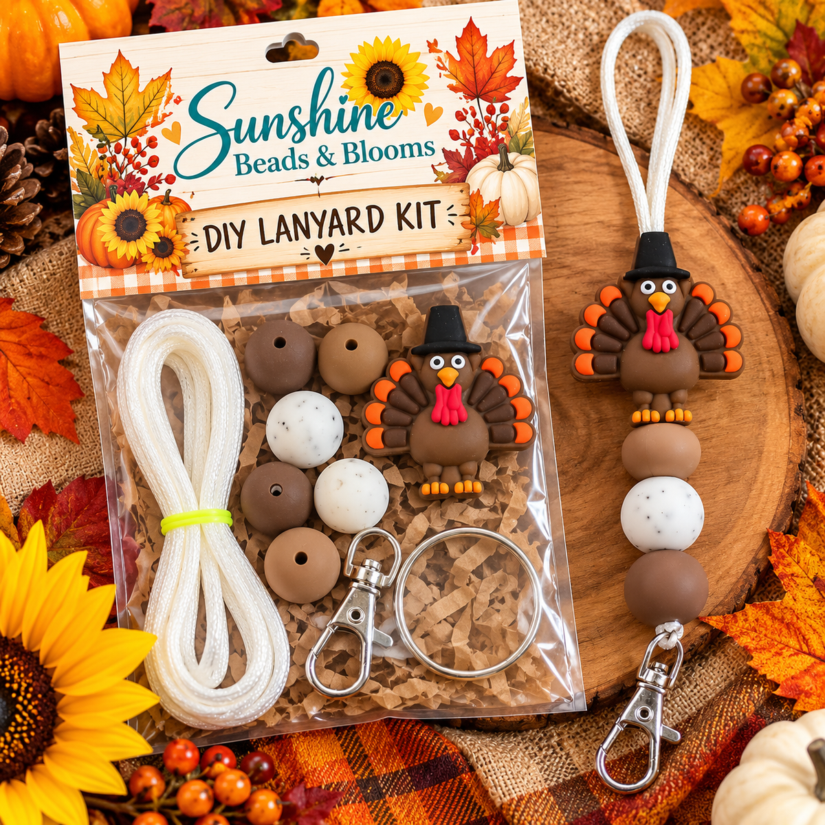 Gobble 'Til You Wobble DIY Lanyard Kit