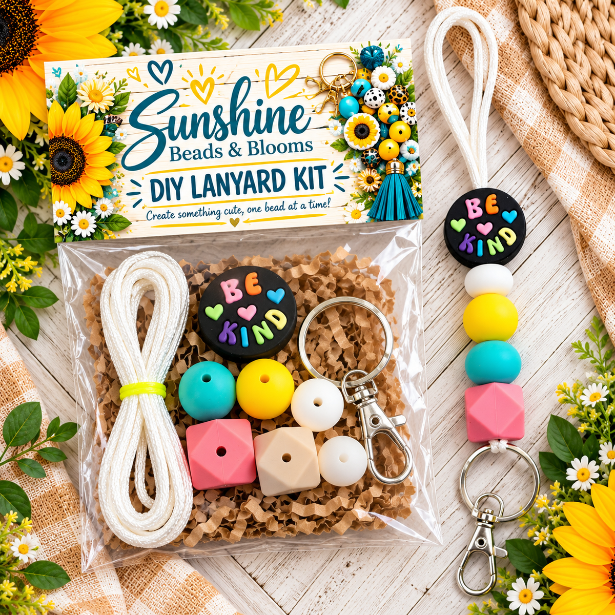Be Kind DIY Lanyard Kit