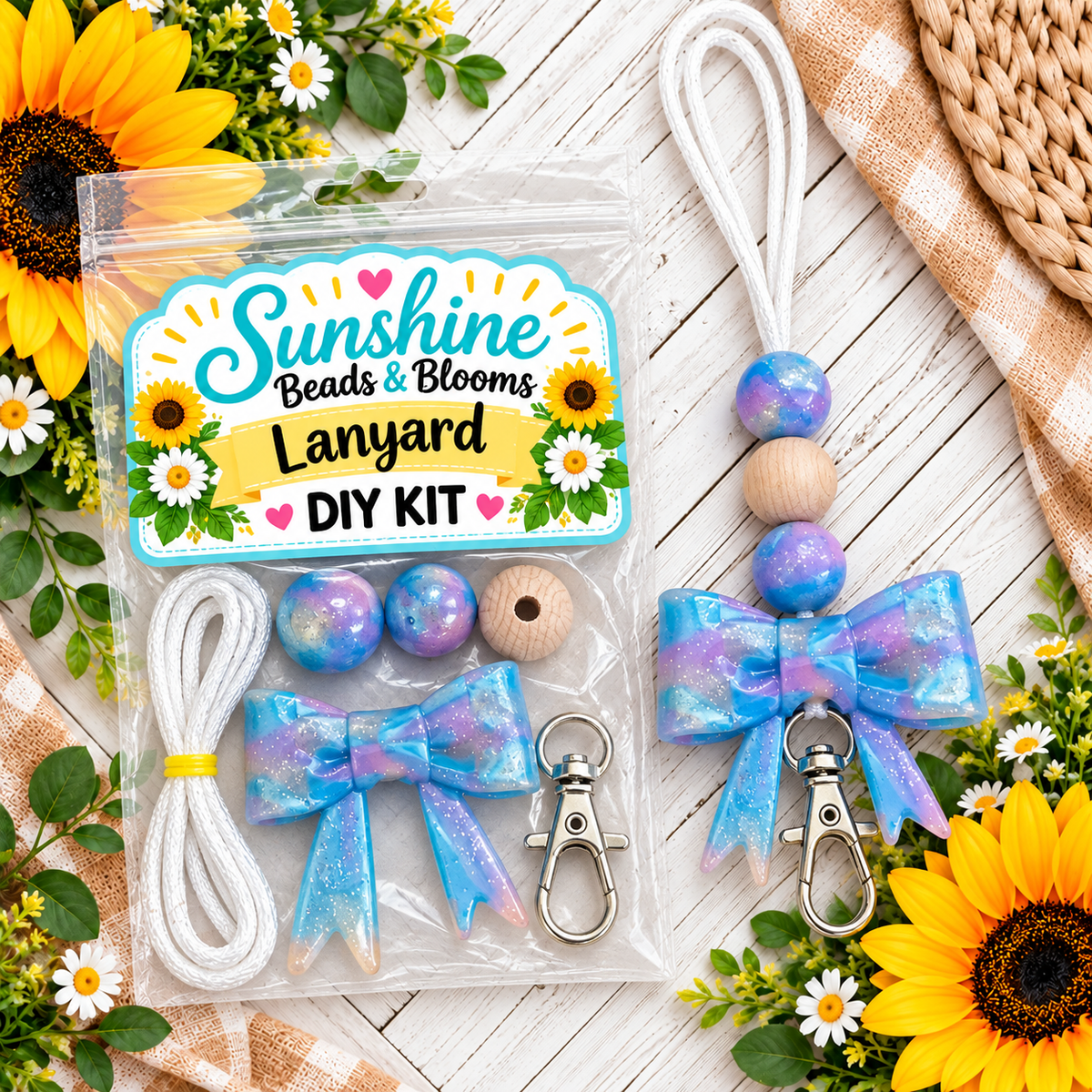 Stardust Skies DIY Lanyard Kit
